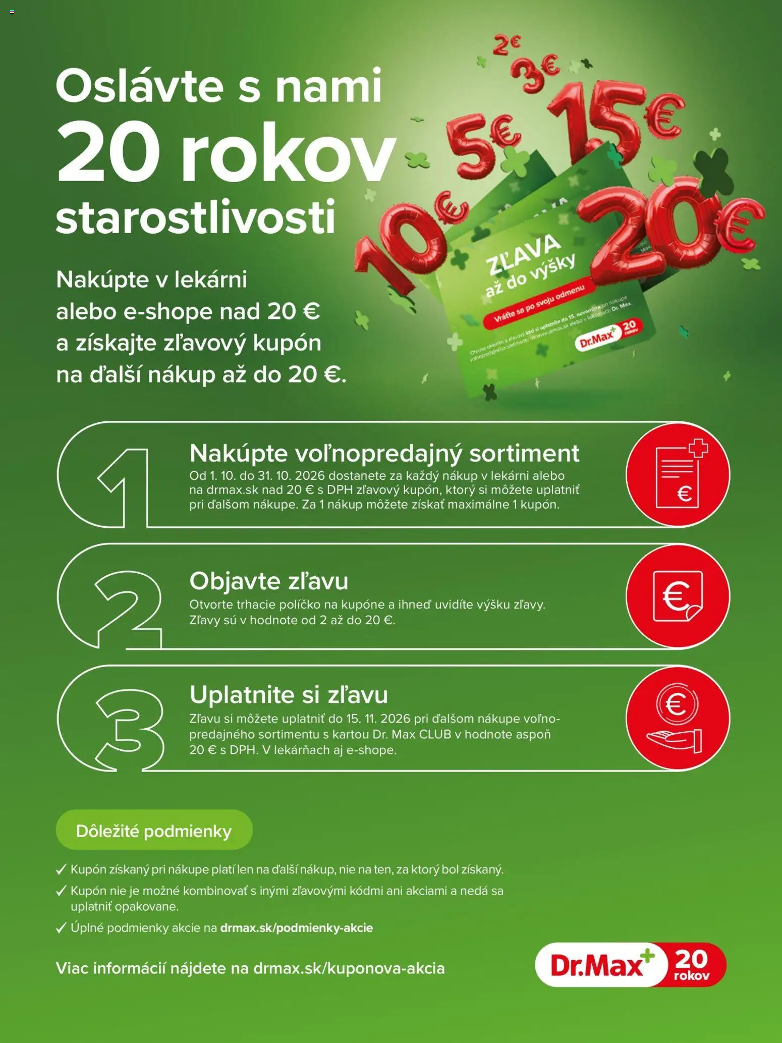 Nové Dr. Max akcie – leták je platný od 01.10.2026 | Strana: 11