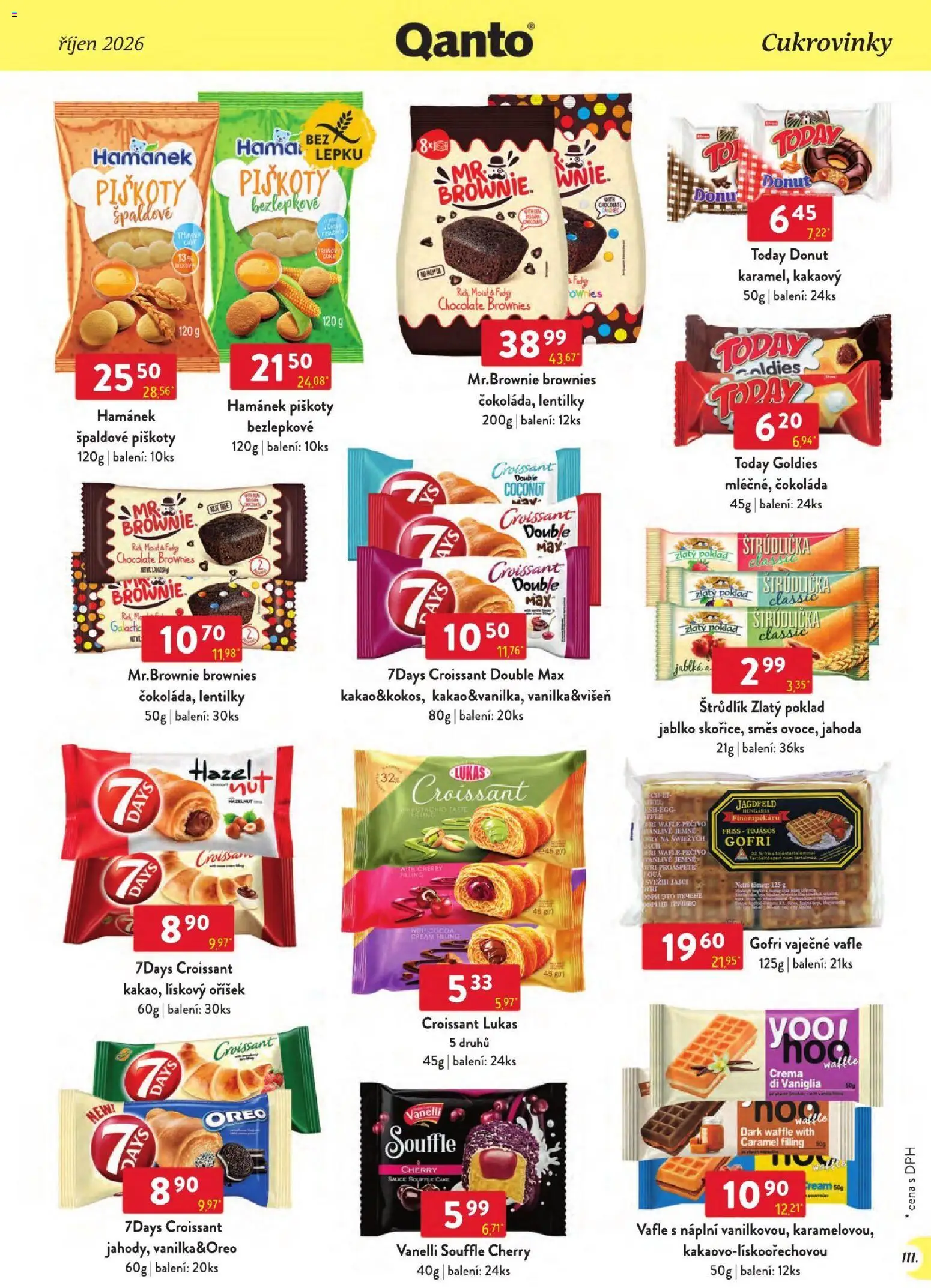 Astur & Qanto leták - Velkoobchod 10/2026 od 01.10.2026 | Strana: 111 | Produkty: Donut, Crema, Oreo, Lentilky