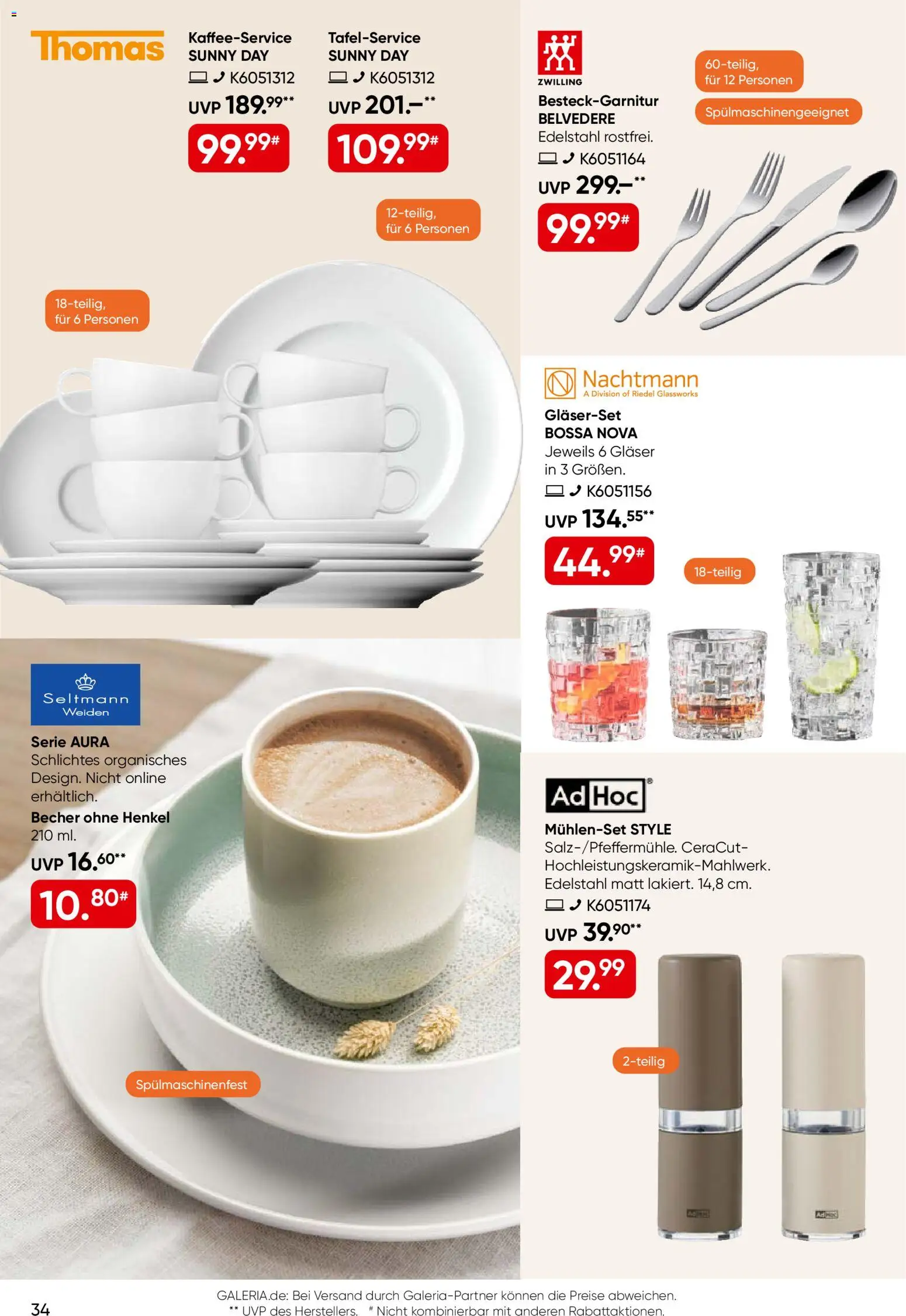 Galeria Karstadt Kaufhof Prospekt – gültig ab 16.09.2026 | Seite: 34