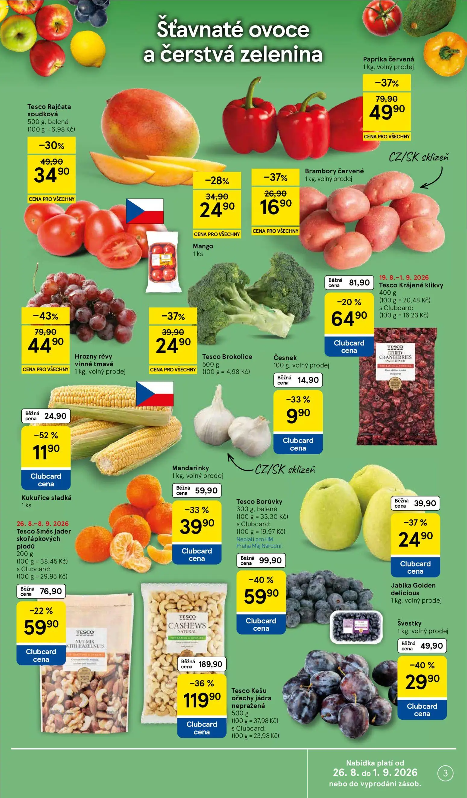 Tesco leták - Hypermarket od 26.08.2026 | Strana: 3