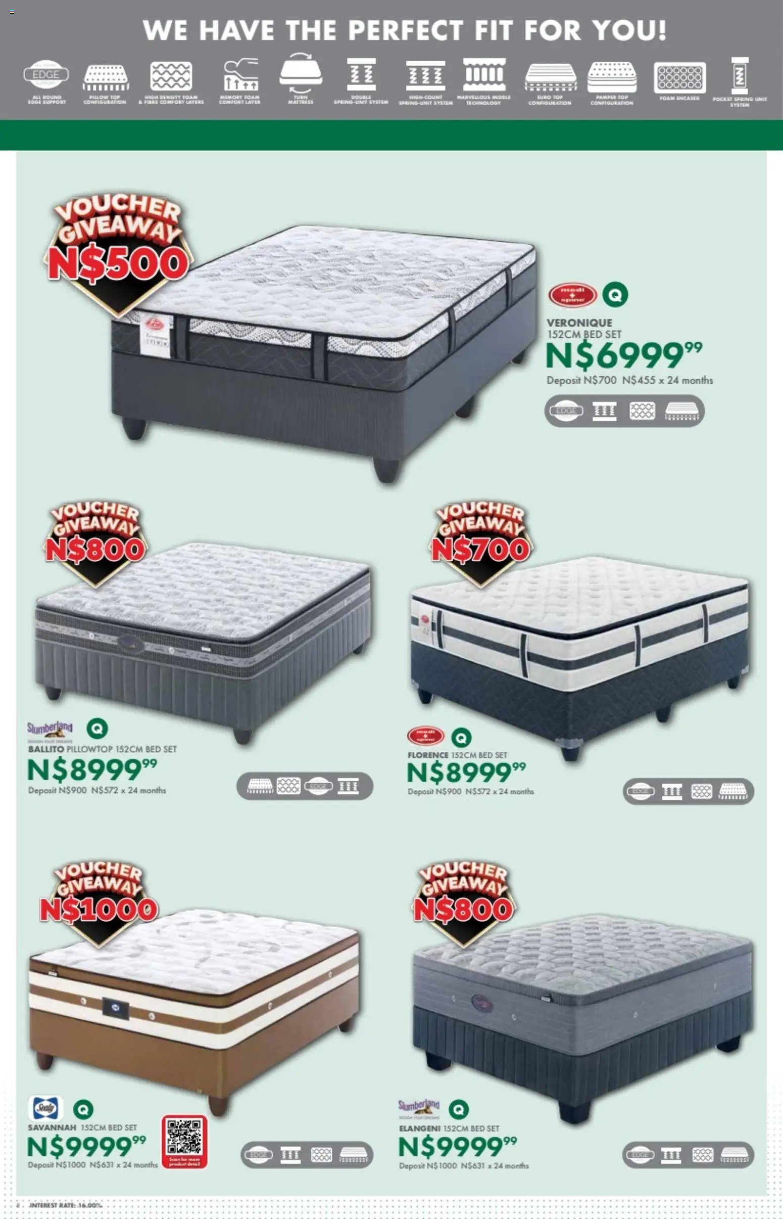 New Beares catalogue – valid from 11.05.2026 | Page: 8 | Products: Bed, Mattress, Pillow, Foam