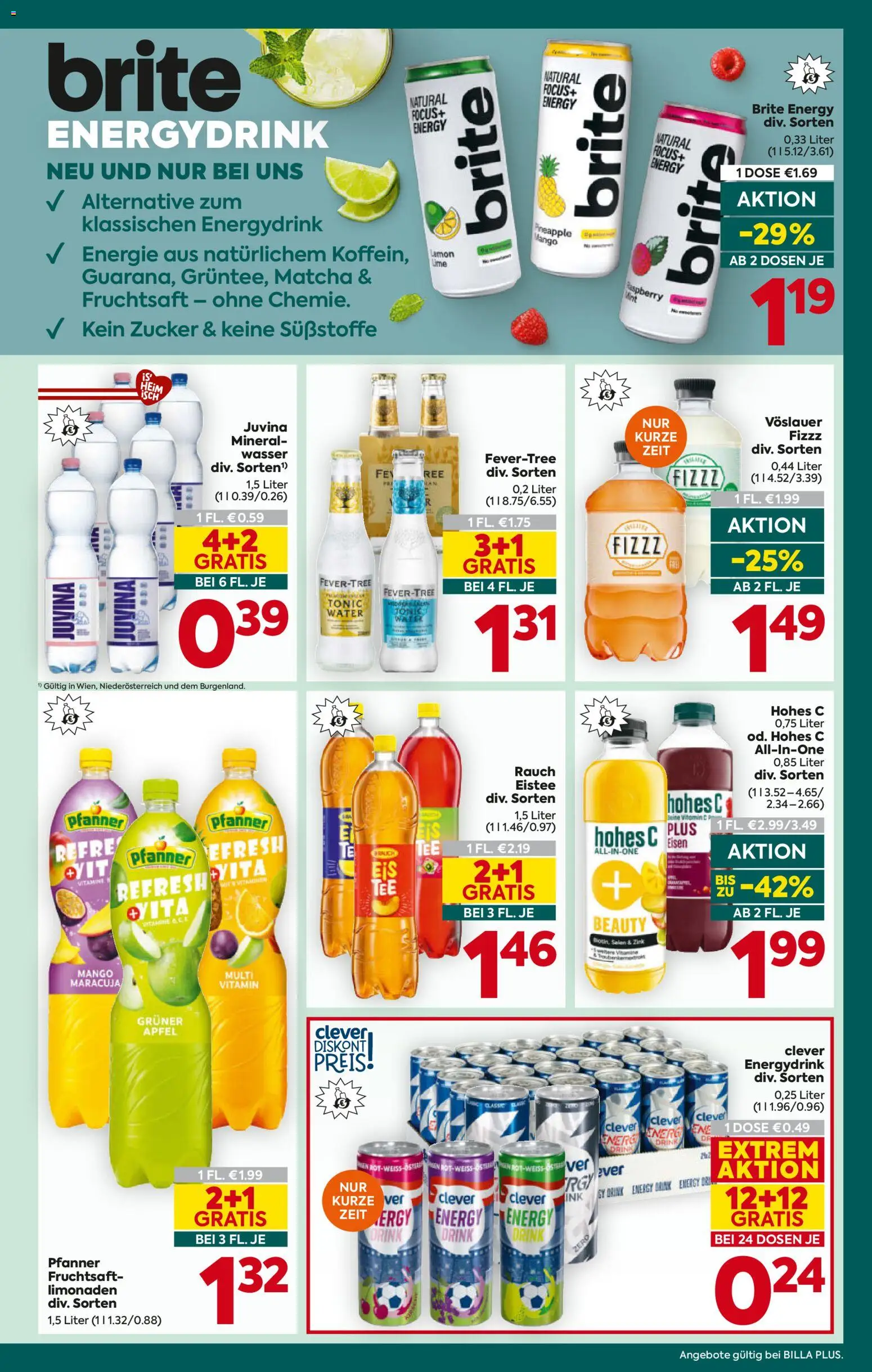 Billa Plus Flugblatt gültig ab 03.06.2026 | Seite: 13 | Produkte: Wasser, Zucker, Mango, Äpfel