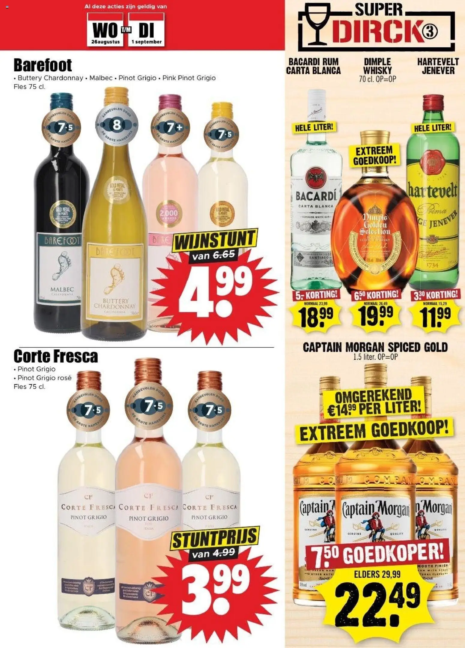 {H1} | Pagina: 21 | Producten: Pan, Fles, Whisky, Rum