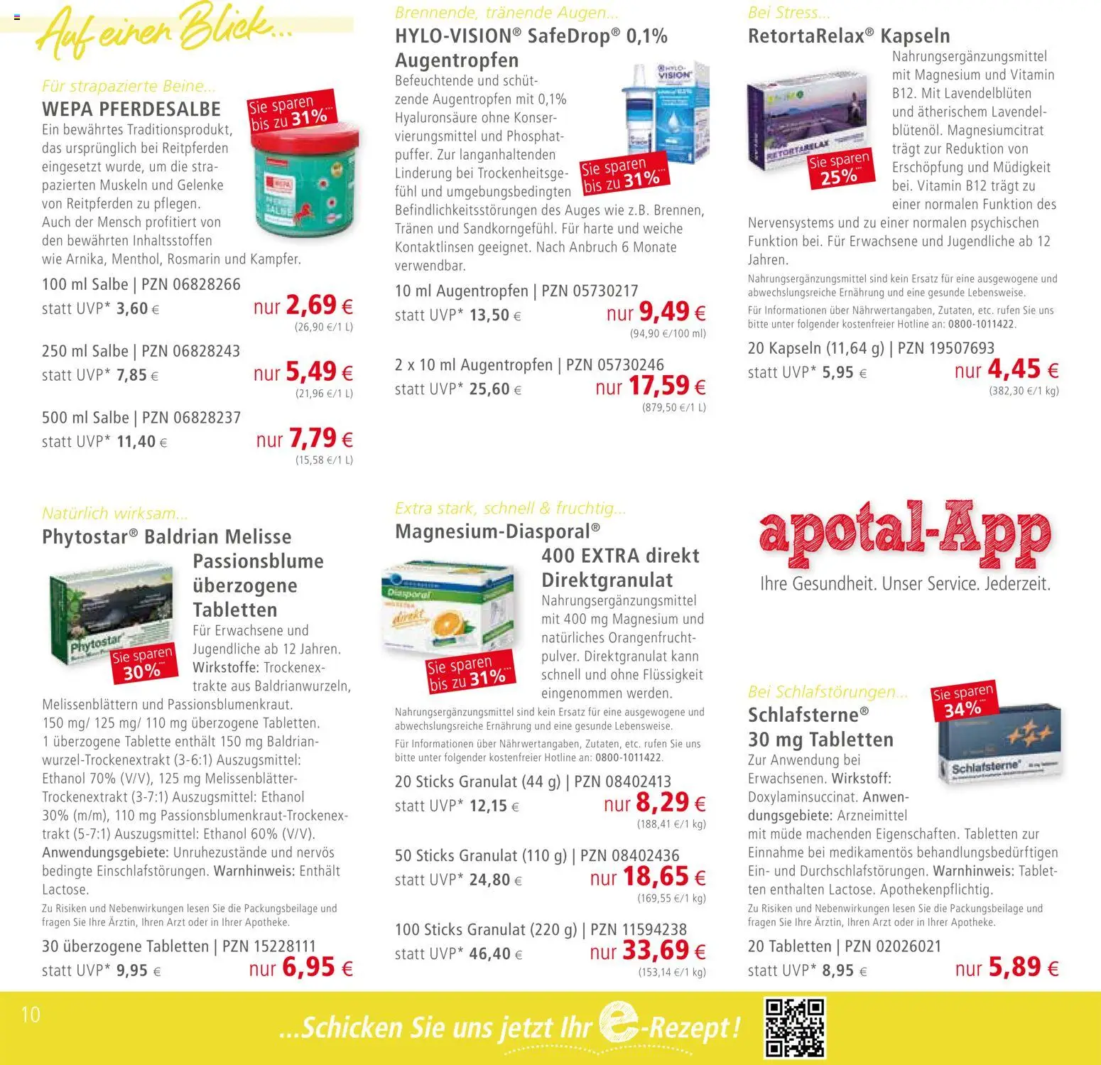 Apotal Prospekt 	 – gültig ab 05.05.2026 | Seite: 10 | Produkte: Lavendel, Tablet