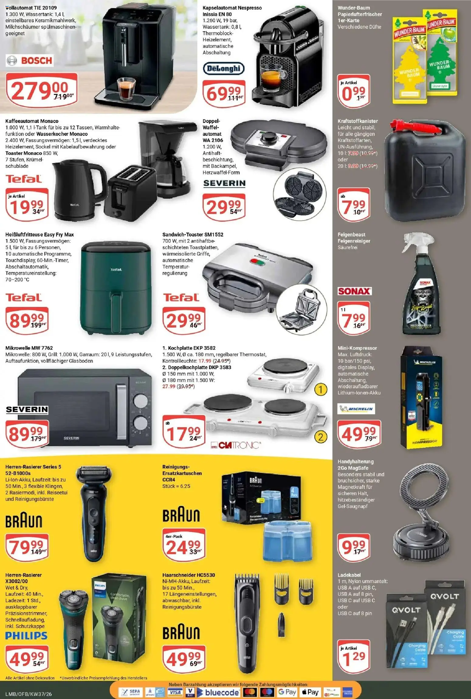 Globus Prospekt Limburg – gültig ab 07.09.2026 | Seite: 24 | Produkte: Philips, USB, Toaster, Kochplatte