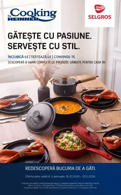 Ofertele Selgros valabile de la 16.10.2026