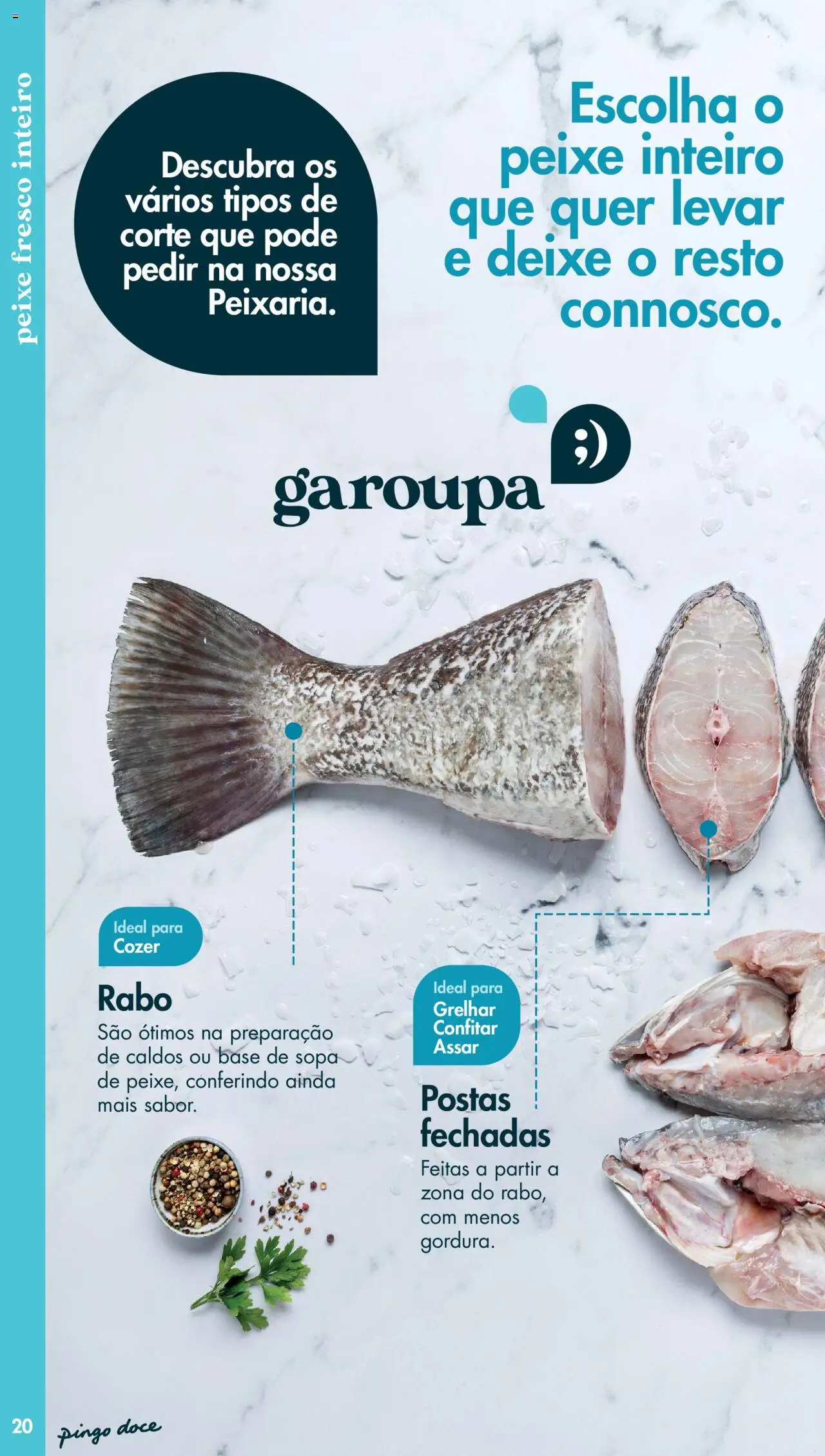 Pingo Doce - Catálogo Peixaria │ válido de 20/05/2025 | Página: 20 | Produtos: Base, Sopa, Peixe