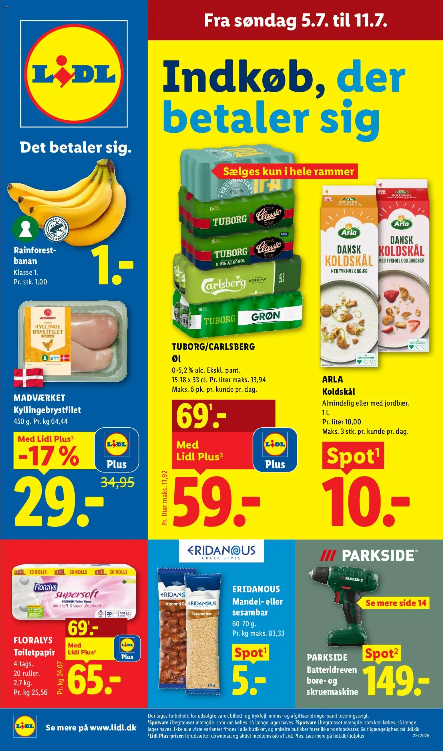 Lidl tilbudsavis – gyldig fra 05/07/2026 | Side: 1