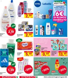Anteprima del volantino Eurospar volantino Carpi valido a partire dal 30/07/2026 | Pagina: 24 | Prodotti: Shampoo, Carta igienica, Frutta, Pampers