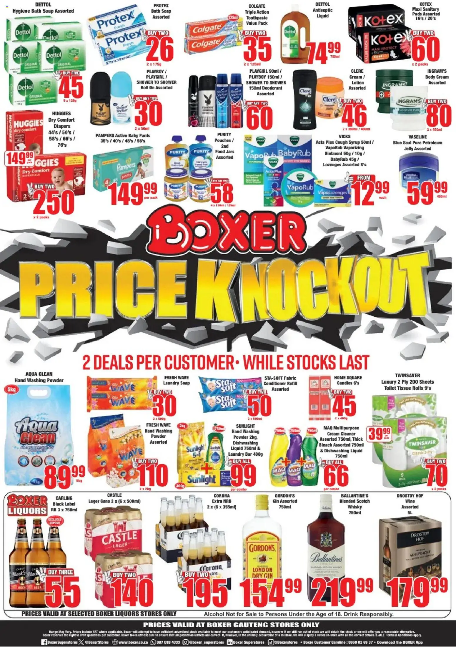 New Boxer catalogue – valid from 08.06.2026 | Page: 8 | Products: Gin, Cream, Soap, Washing powder