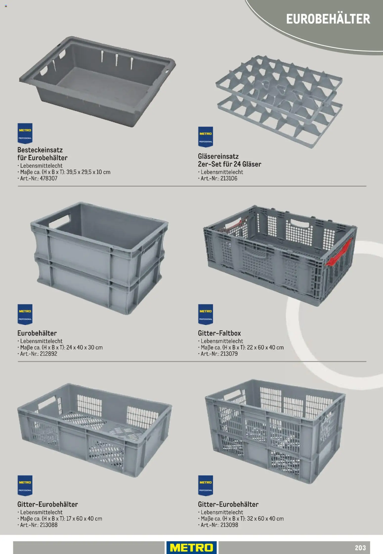 Metro Non Food Sortiment – gültig ab 15.06.2026 | Seite: 203