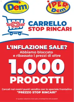 Anteprima del volantino DEM volantino 1000 Prodotti valido a partire dal 30/06/2026