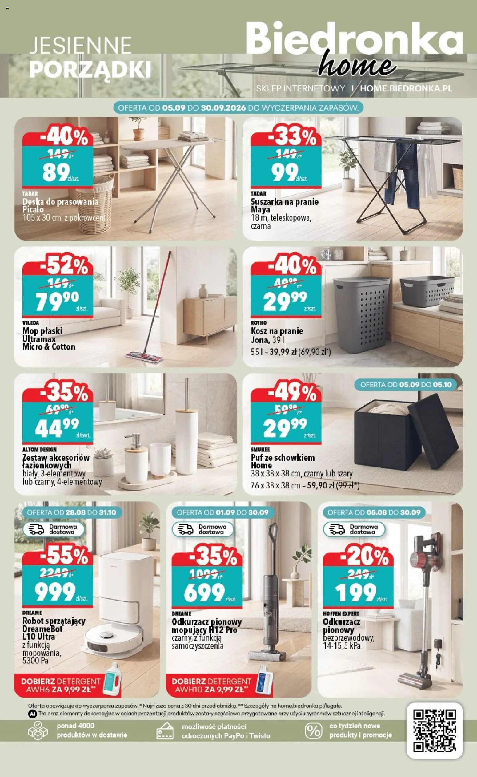 Biedronka Polsko leták - Home od 05.09.2026 | Strana: 5 | Produkty: Mop, Robot