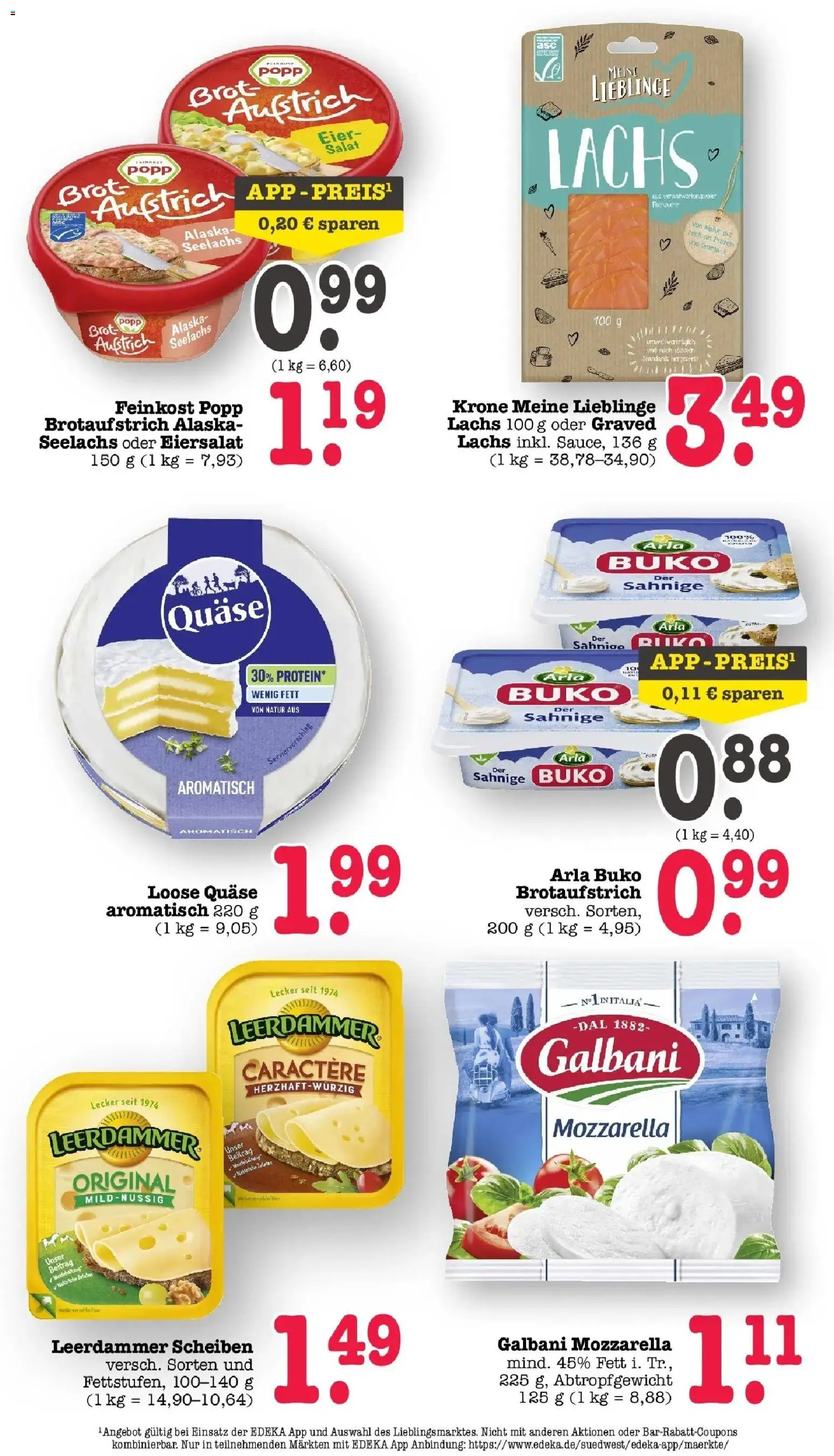 Edeka prospekt Bühlertal	 – gültig ab 04.05.2026 | Seite: 41 | Produkte: Eier, Leerdammer, Brot, Salat
