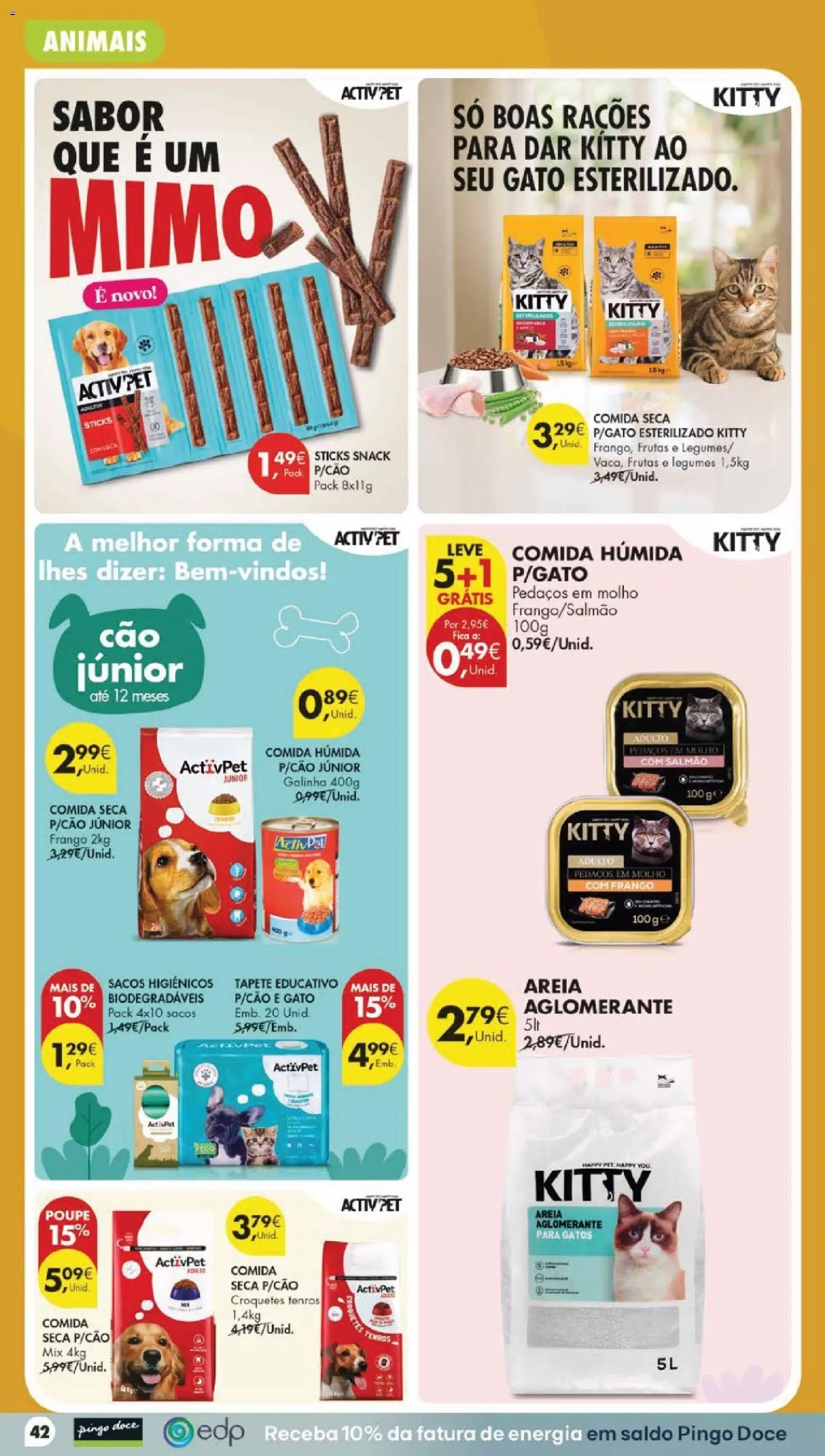 Pingo Doce Poupe Esta Semana Lojas Grandes │ válido de 22/09/2026 | Página: 44 | Produtos: Areia, Frango, Legumes, Tapete