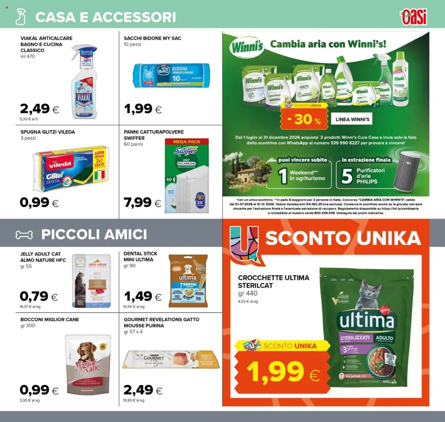 Volantino Oasi del 14/09/2026 | Pagina: 27 | Prodotti: Spugna, Piatti, Verdure, Crocchette