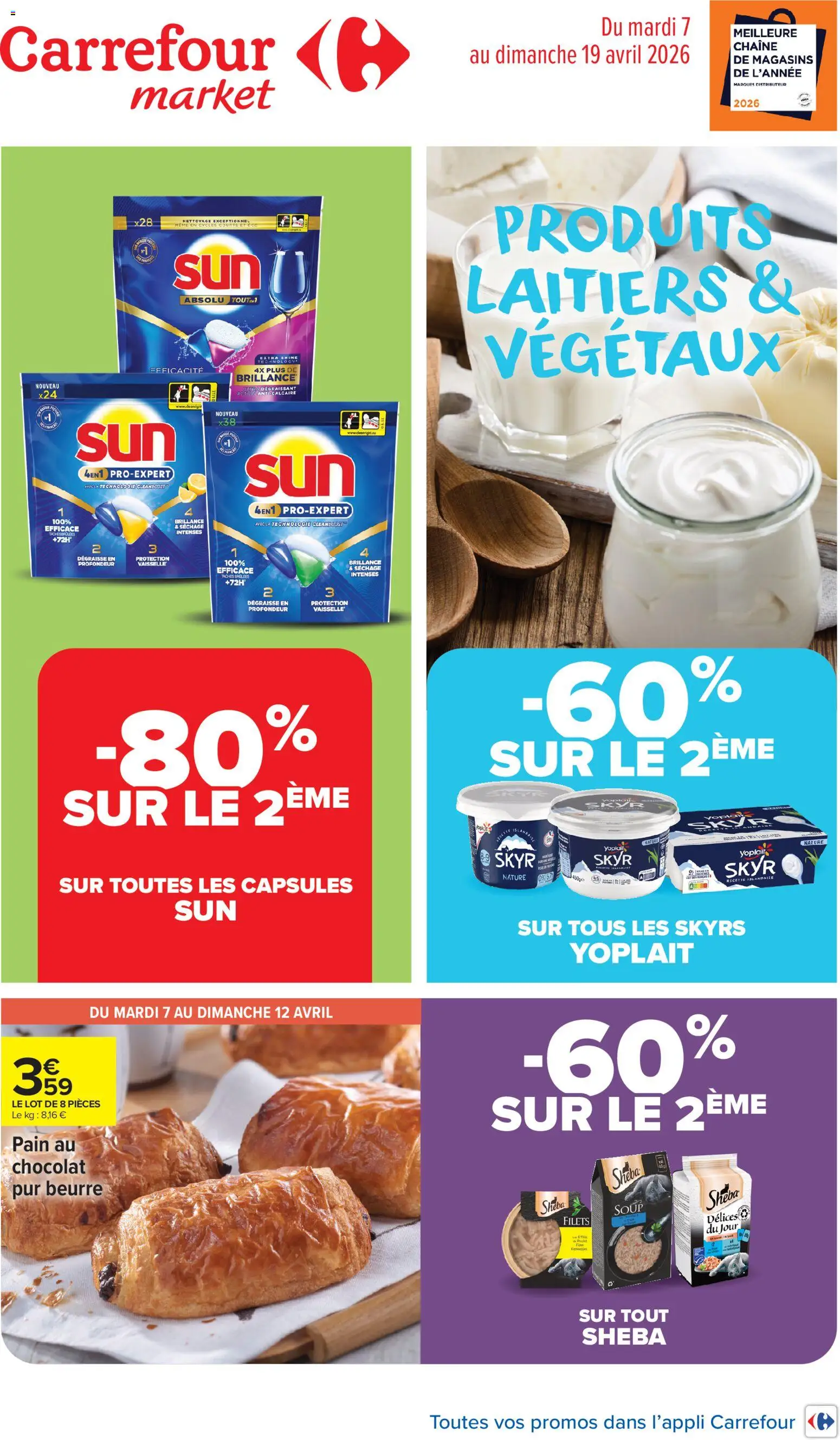 {H1} | Page: 1 | Produits: Pain au chocolat, Pain, Chocolat, Skyr