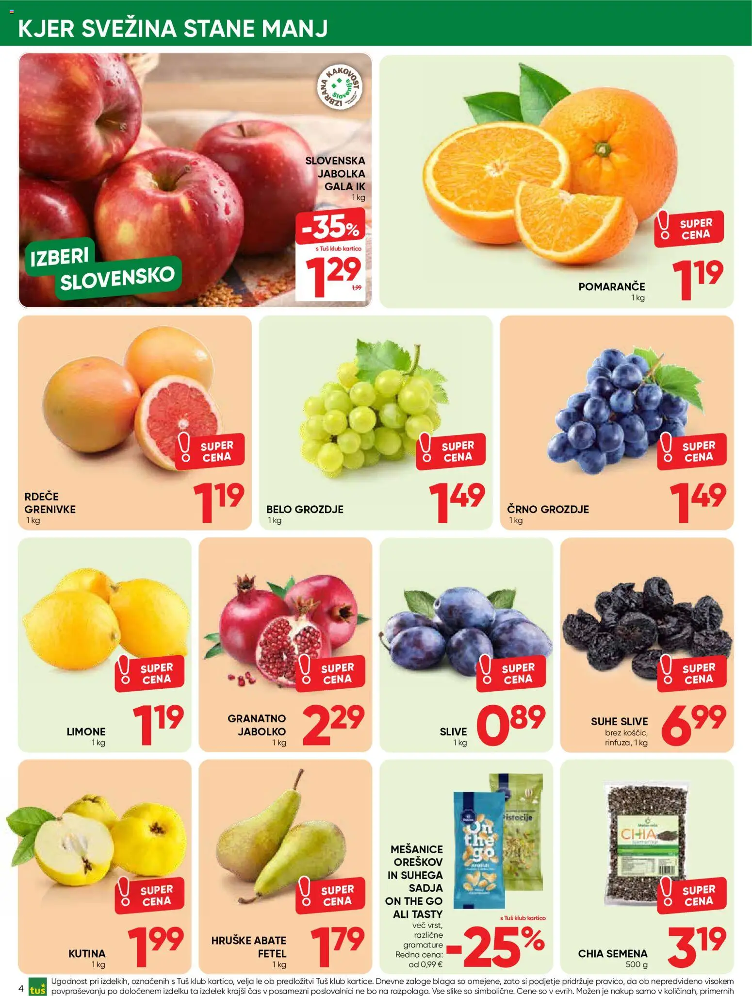 Novi Tuš katalog ponudbe – veljaven od 30.09.2026 | Stran: 4