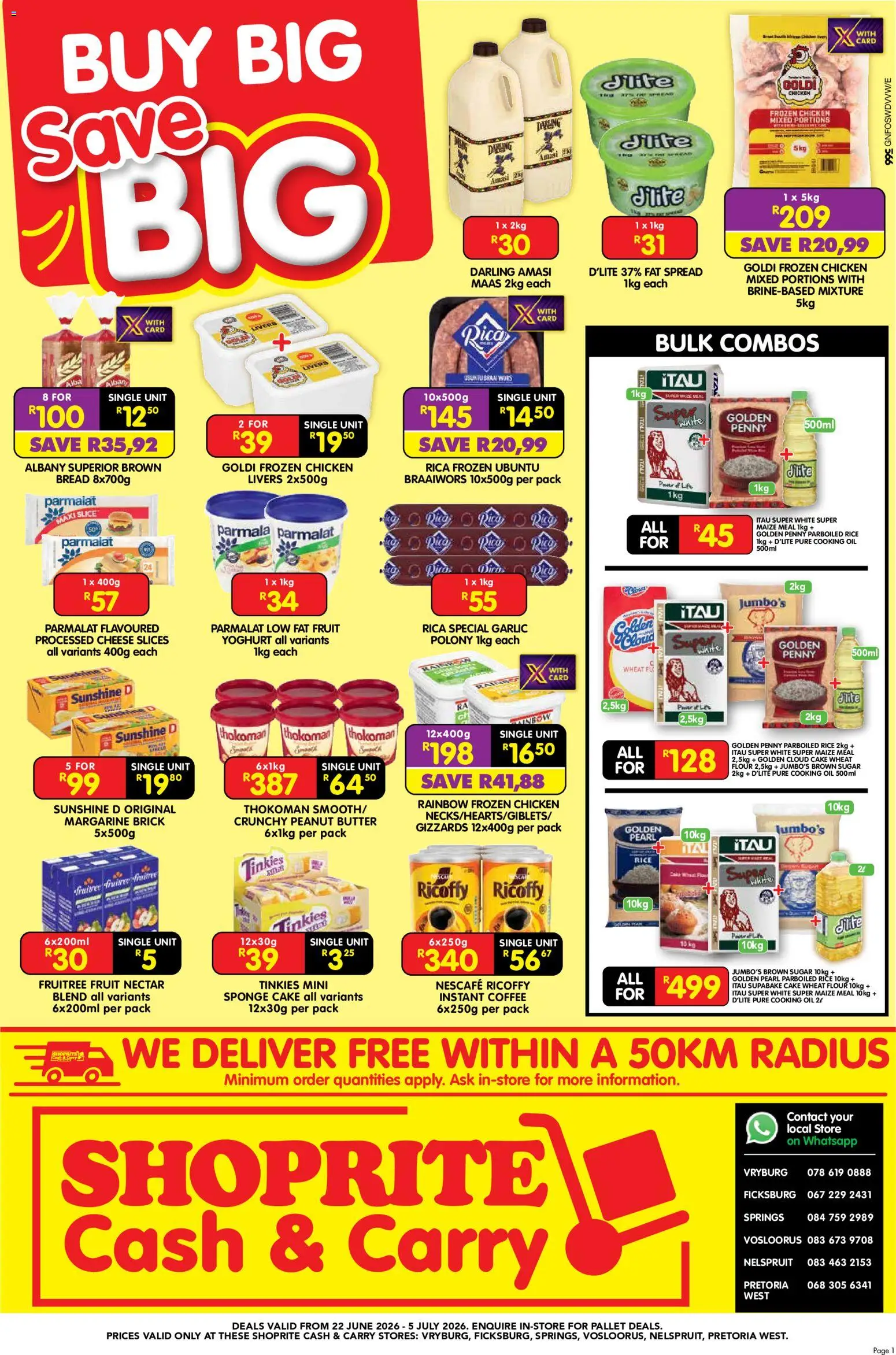 Shoprite – Gauteng – Cash & Carry Buy Big Save Big Exclusive (22/06/2026 – 05/07/2026) → Online Catalogue