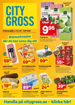 City Gross erbjudanden - Förhandsvisning av reklamblad från butik City Gross aktuell från 04.05.2026