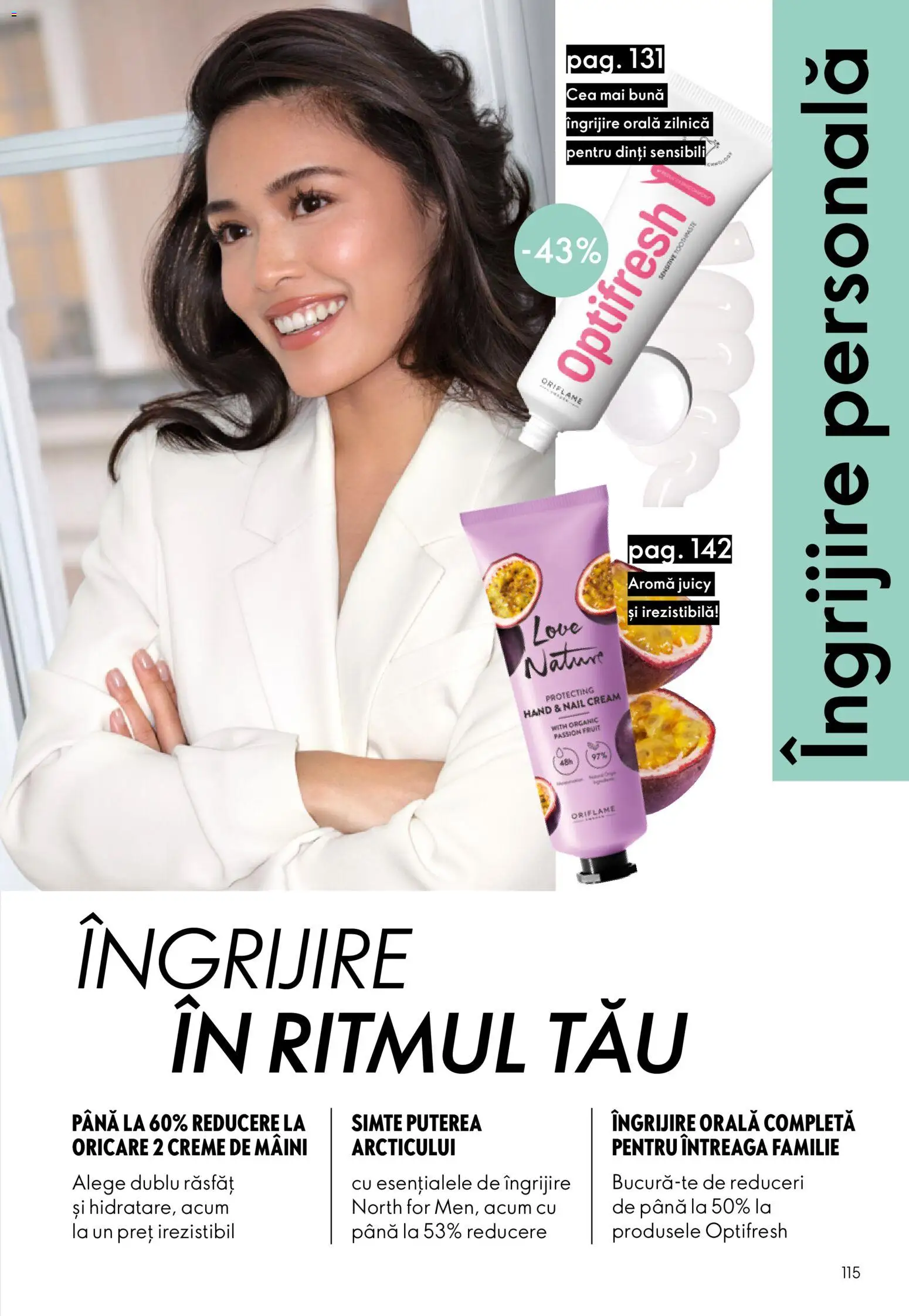 Noul catalog Oriflame – valabil de la 19.08.2026 | Pagină: 115