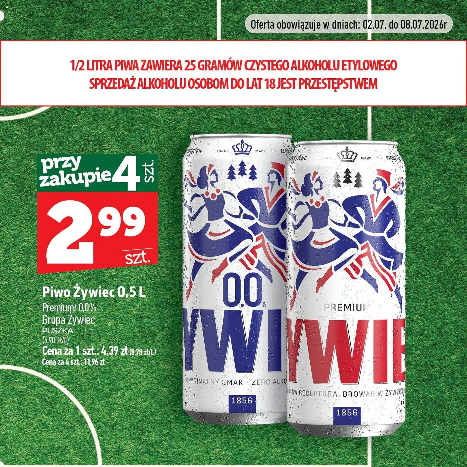 Topaz gazetka - Strefa Kibica od 02.07.2026 | Strona: 2 | Produkty: Piwo