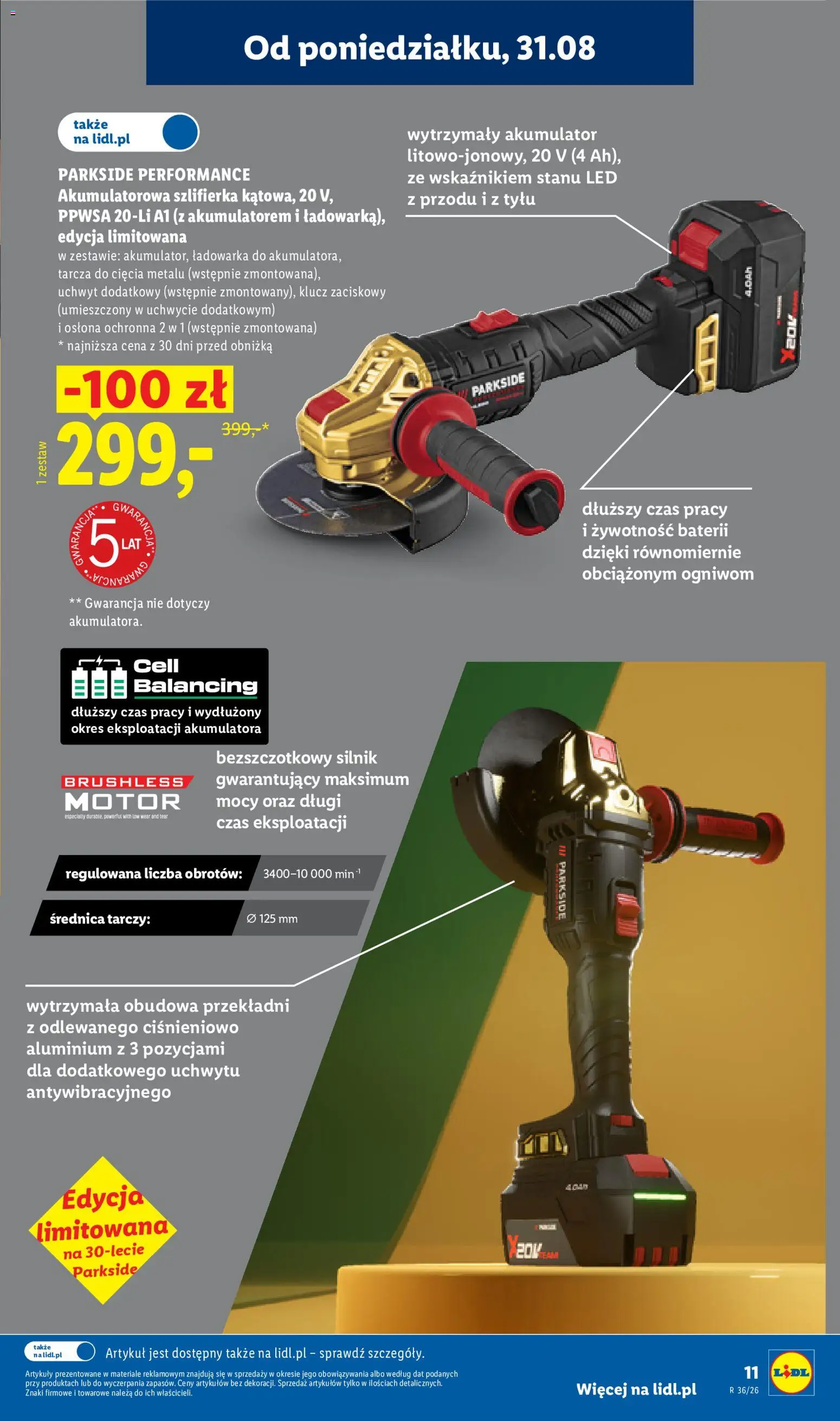 Lidl Polsko katalog od 31.08.2026 | Strana: 15 | Produkty: Parkside, LED