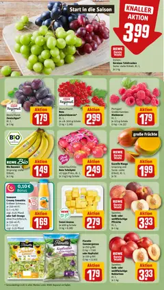 Rewe ihr Kaufpark Prospekt ab 03.08.2026 gültig | Seite: 4 | Produkte: Bananen, Mango, Petersilie, Saft