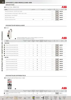 Rexel - Prévisualisation de Rexel Brochure Distribution et Gestion de l'Energie valide à partir de 01.12.2025 | Page: 121 | Produits: Peigne, Mètre, Interrupteur, Disjoncteur