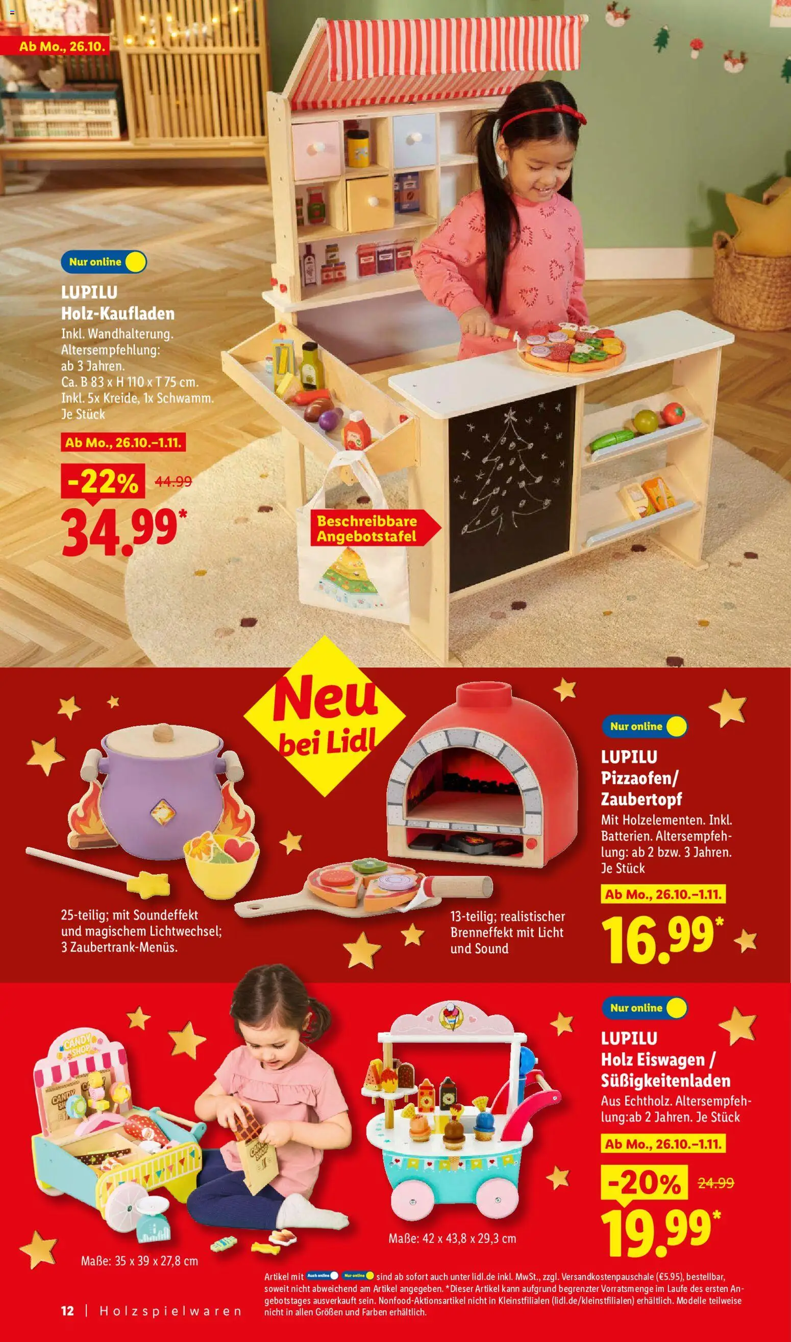Lidl Německo leták - Spielwarenmagazin 2026 od 19.10.2026 | Strana: 12