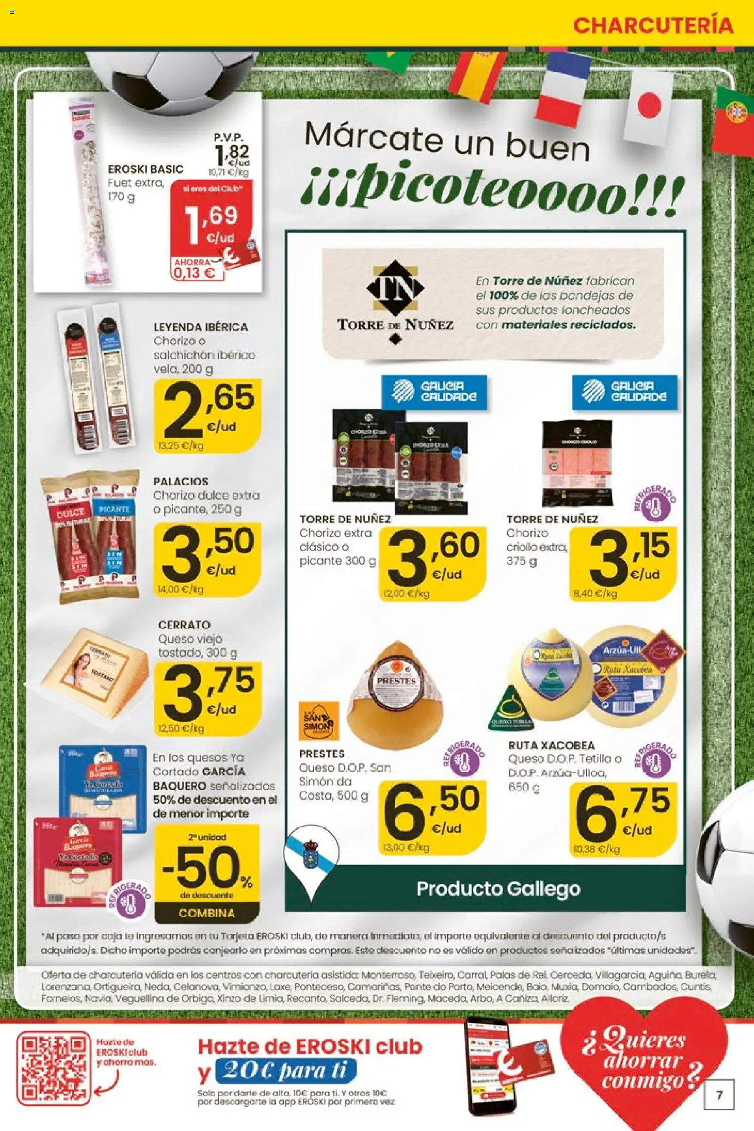 Eroski Ofertones de verano │ válido desde el 11.06.2026 | Página: 7 | Productos: Queso, Té, Caja
