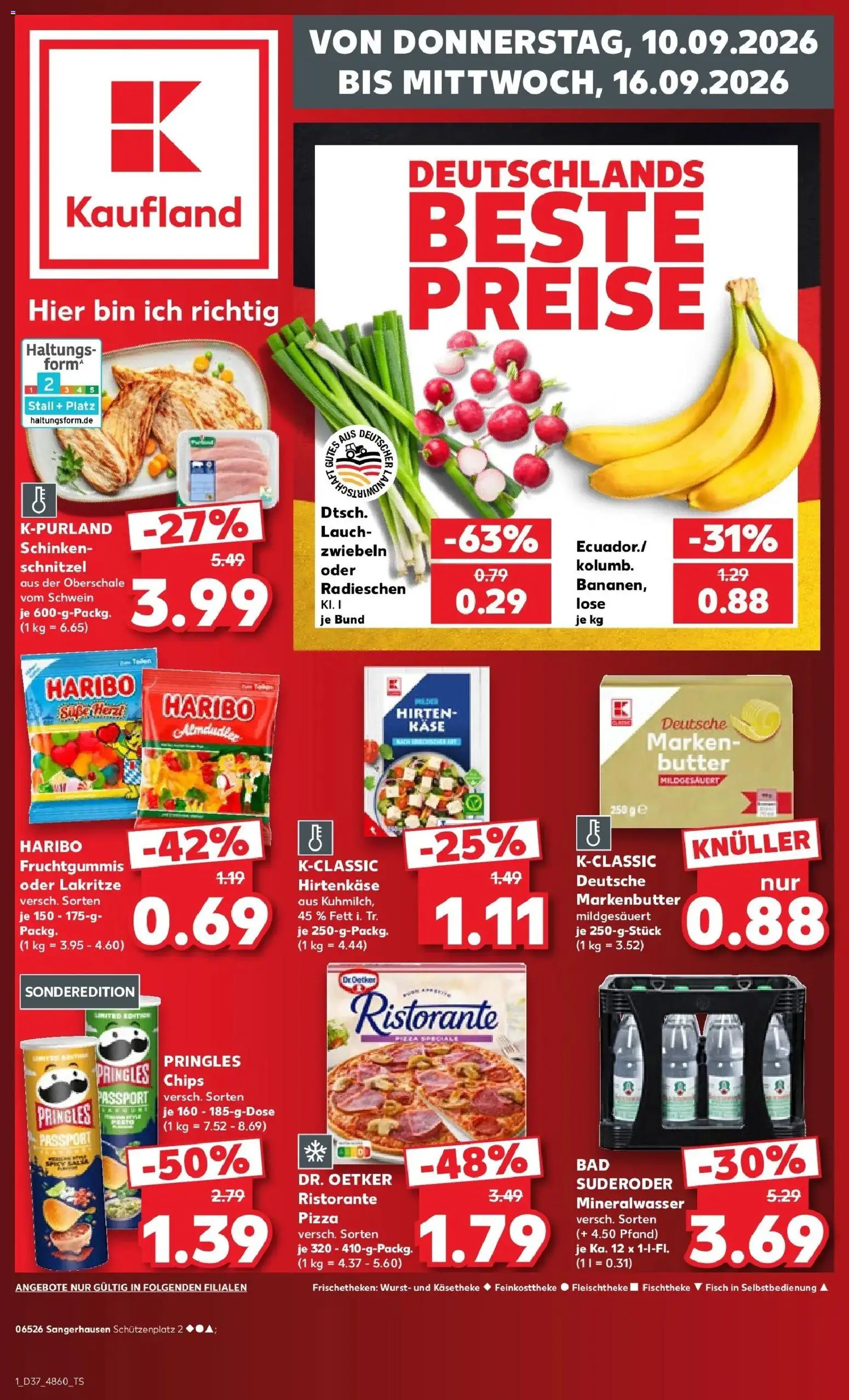 Prospekt Kaufland ab 07.09.2026 » Angebote Online zum Blättern | Seite: 10 | Produkte: Ristorante, Haribo, Schnitzel, Fisch