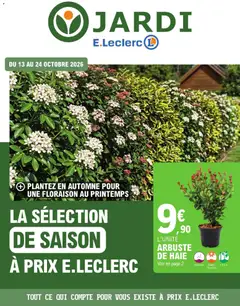 Brico E.Leclerc - Prévisualisation de Brico E.Leclerc catalogue Jardi valide à partir de 13/10/2026