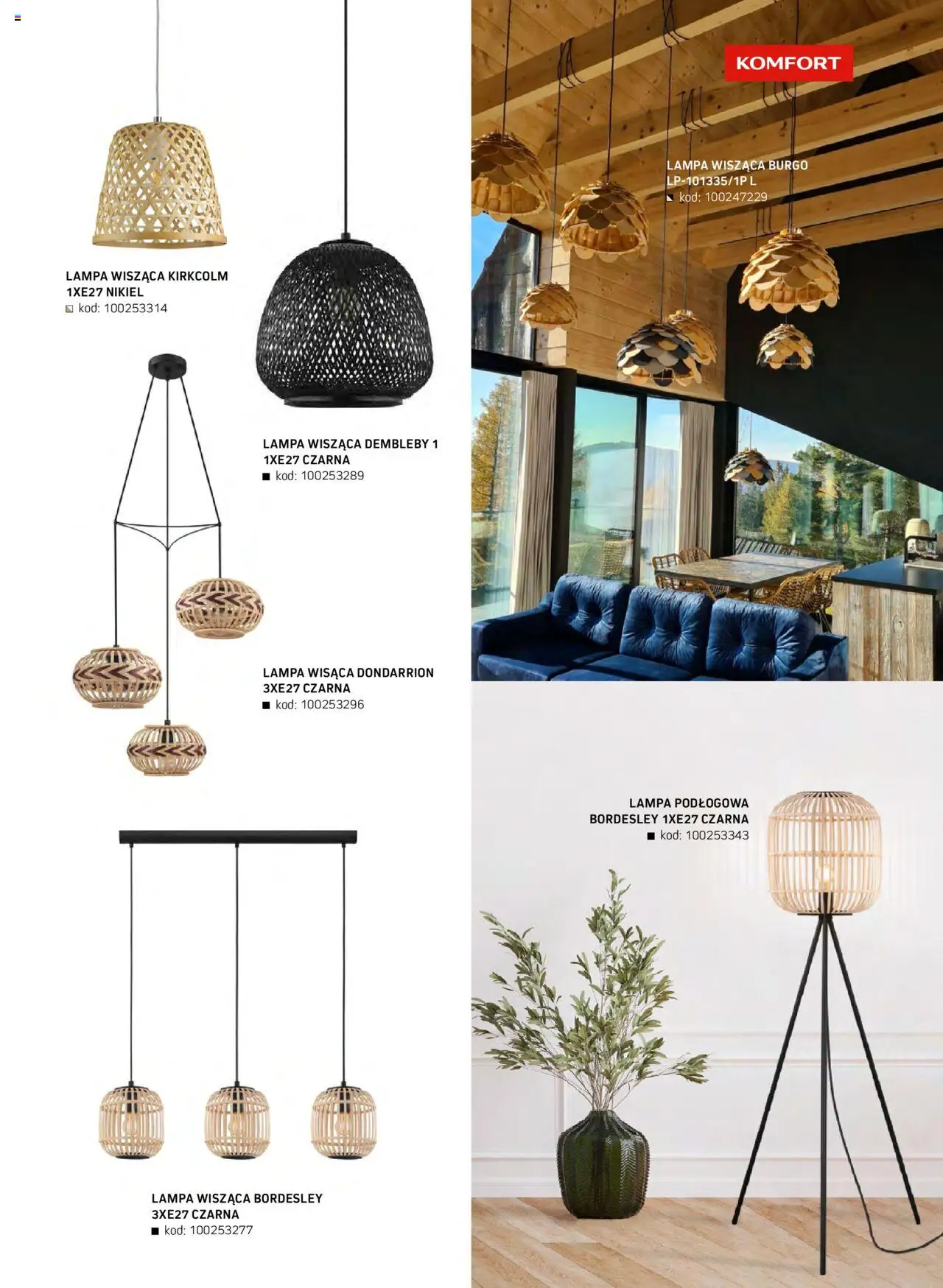 Komfort Gazetka - Katalog Meble od 01.09.2024 | Strona: 69 | Produkty: Lampa