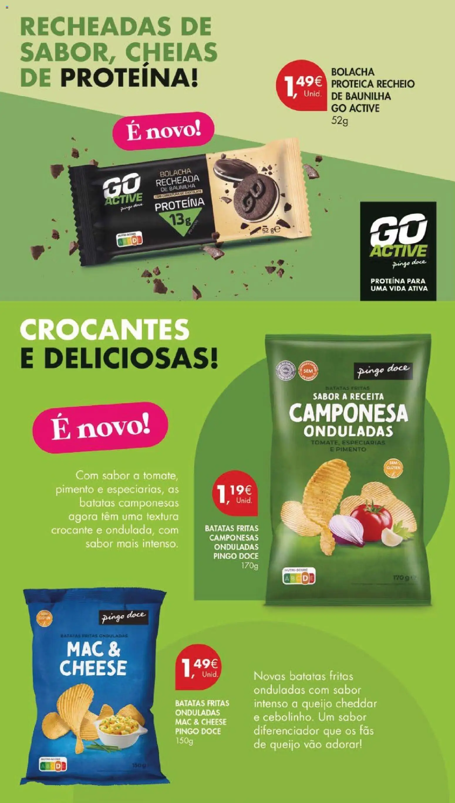 Pingo Doce folheto │ válido de 21.04.2026 | Página: 30 | Produtos: Queijo, Cheddar, Batatas fritas, Proteina