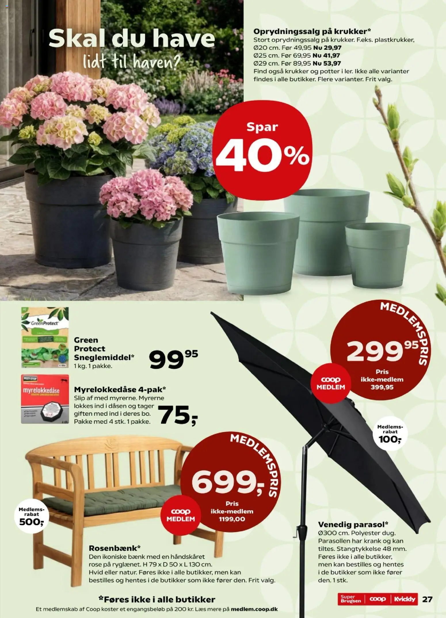 Super Brugsen tilbudsavis – gyldig fra 12.06.2026 | Side: 31 | Produkter: Søm, Bænk