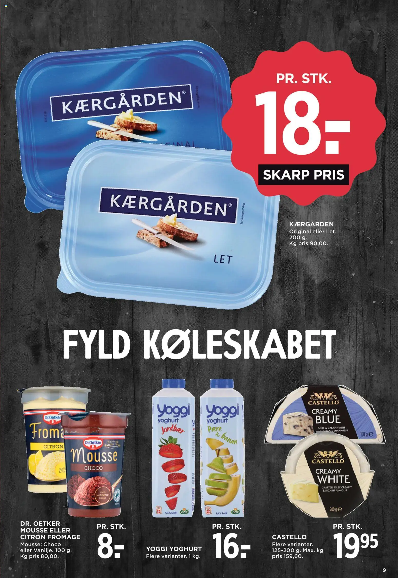 Meny tilbudsavis – gyldig fra 31/07/2026 | Side: 9 | Produkter: Yoghurt, Jordbær