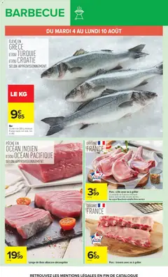 Carrefour - Prévisualisation de Longe de thon albacore décongelée, Pêché en Océan Indien et/ou Océan Pacifique selon approvisionnement. valide à partir de 04/08/2026 | Page: 9