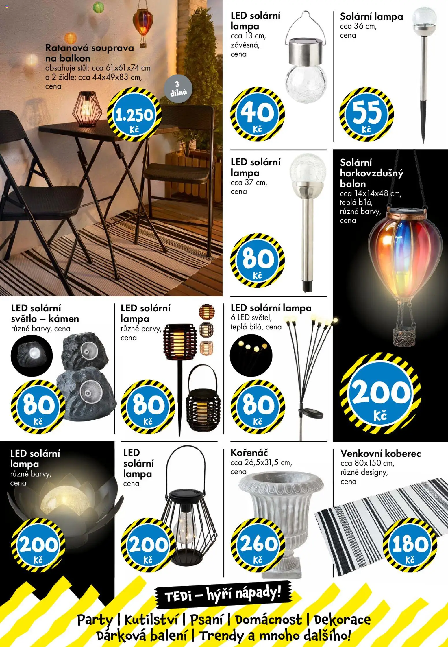 TEDi leták od 13.03.2026 | Strana: 27 | Produkty: Židle, Balón, LED, Dekorace