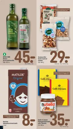 Rema 1000 - Tilbudsavis uge 35 gyldig fra 23/08/2026 | Side: 4 | Produkter: Te, Pålægschokolade, Nutella, Olivenolie