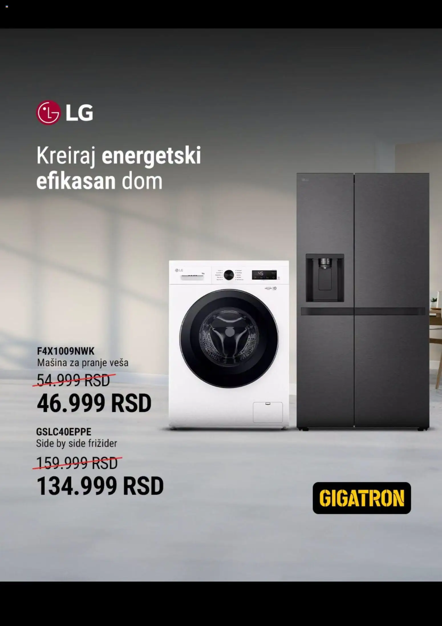 Gigatron katalog - važi od 28.09.2026 | Strana: 6 | Proizvode: Mašina za pranje veša, Frižider