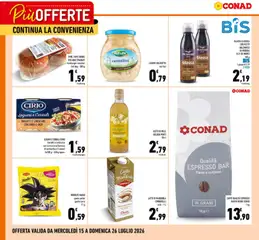 Anteprima del volantino Conad volantino Più Offerte Campania valido a partire dal 15/07/2026