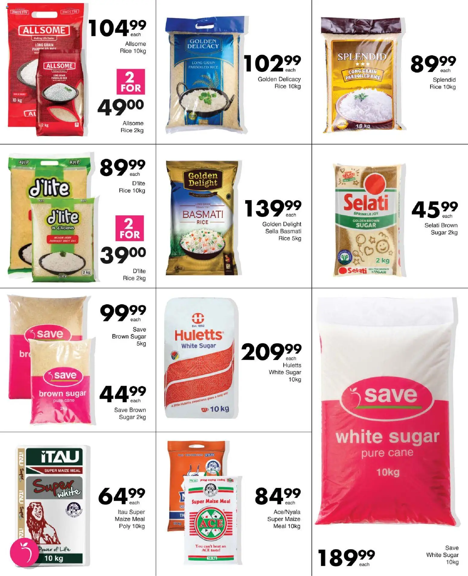 New Save catalogue – valid from 15/09/2026 | Page: 27 | Products: Sweetness, Rice, Sugar, Peach