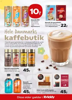 Nescafe 3i1 specialiteter, Fler varianter. 112-165 g. Kg-pris maks. 133,33. Frit valg. 1 æske. gyldig fra 02/07/2026 | Side: 38 | Produkter: Kaffe, Instant Kaffe