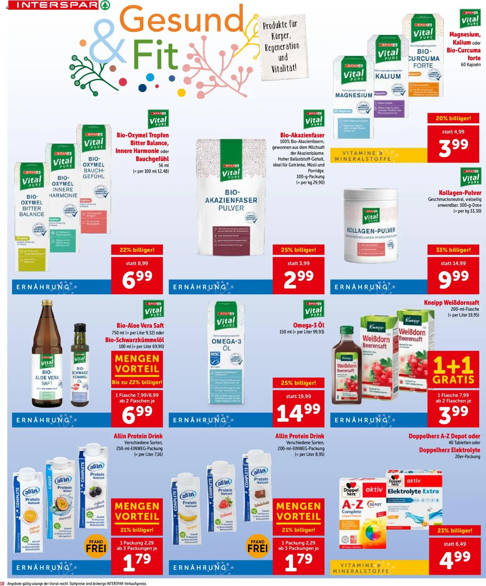 Interspar Flugblatt - Salzburg gültig ab 13.10.2026 | Seite: 10 | Produkte: Joghurt, Öl, Schokolade, Saft