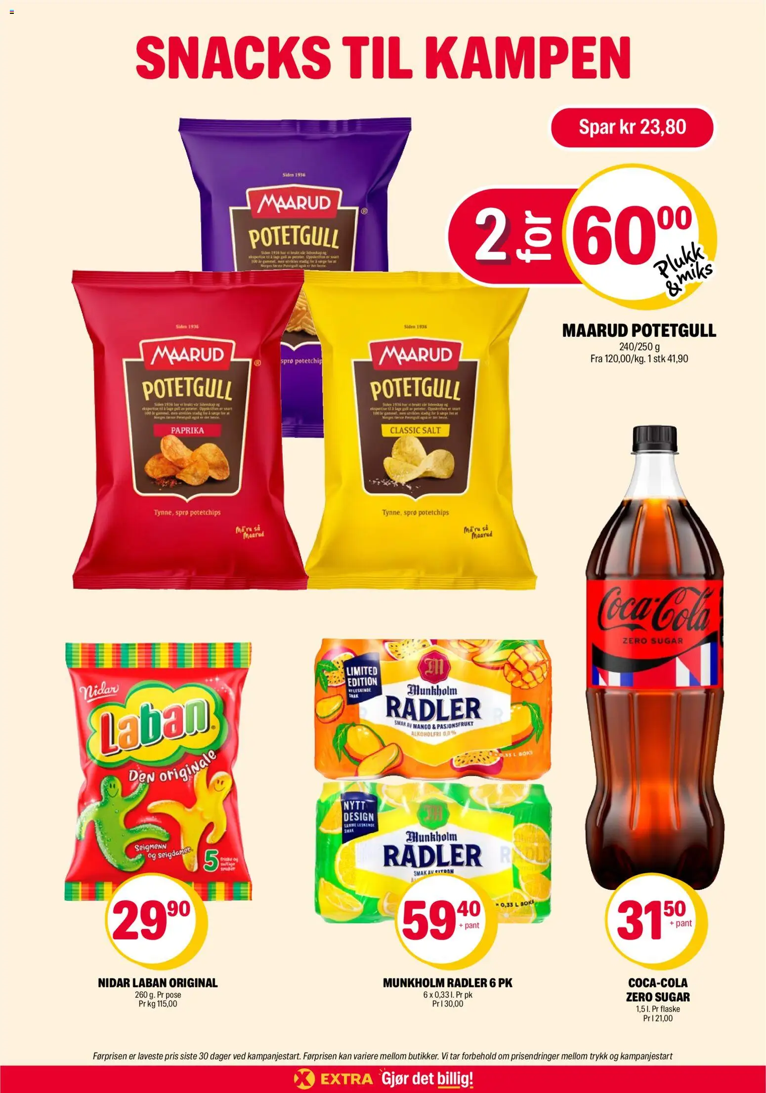 {H1} | Side: 25 | Produkter: Paprika, Суміш дитяча, Pufuleți, Boks