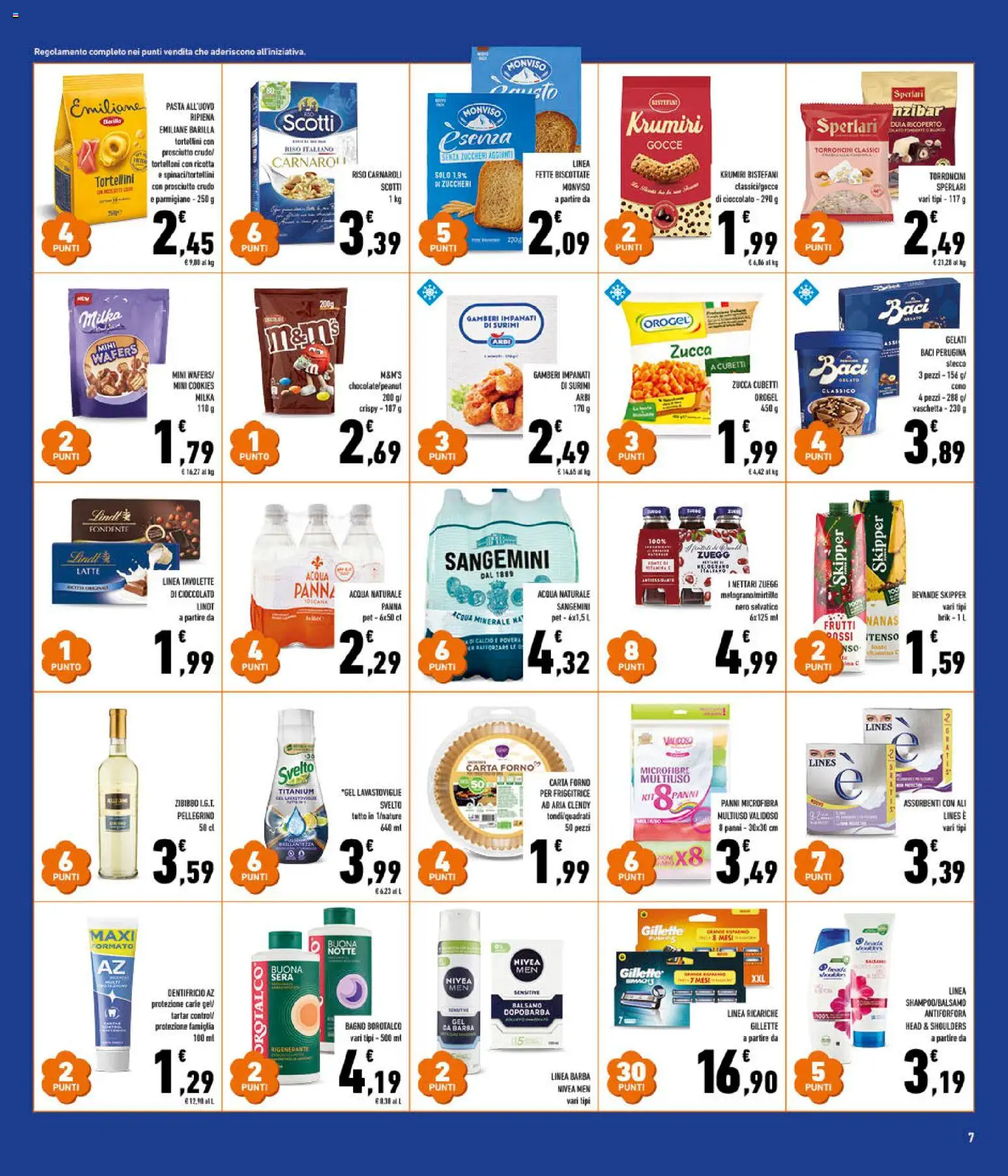 Volantino Conad del 28/10/2026 | Pagina: 7 | Prodotti: Cioccolato, Gamberi, Latte, Bagno