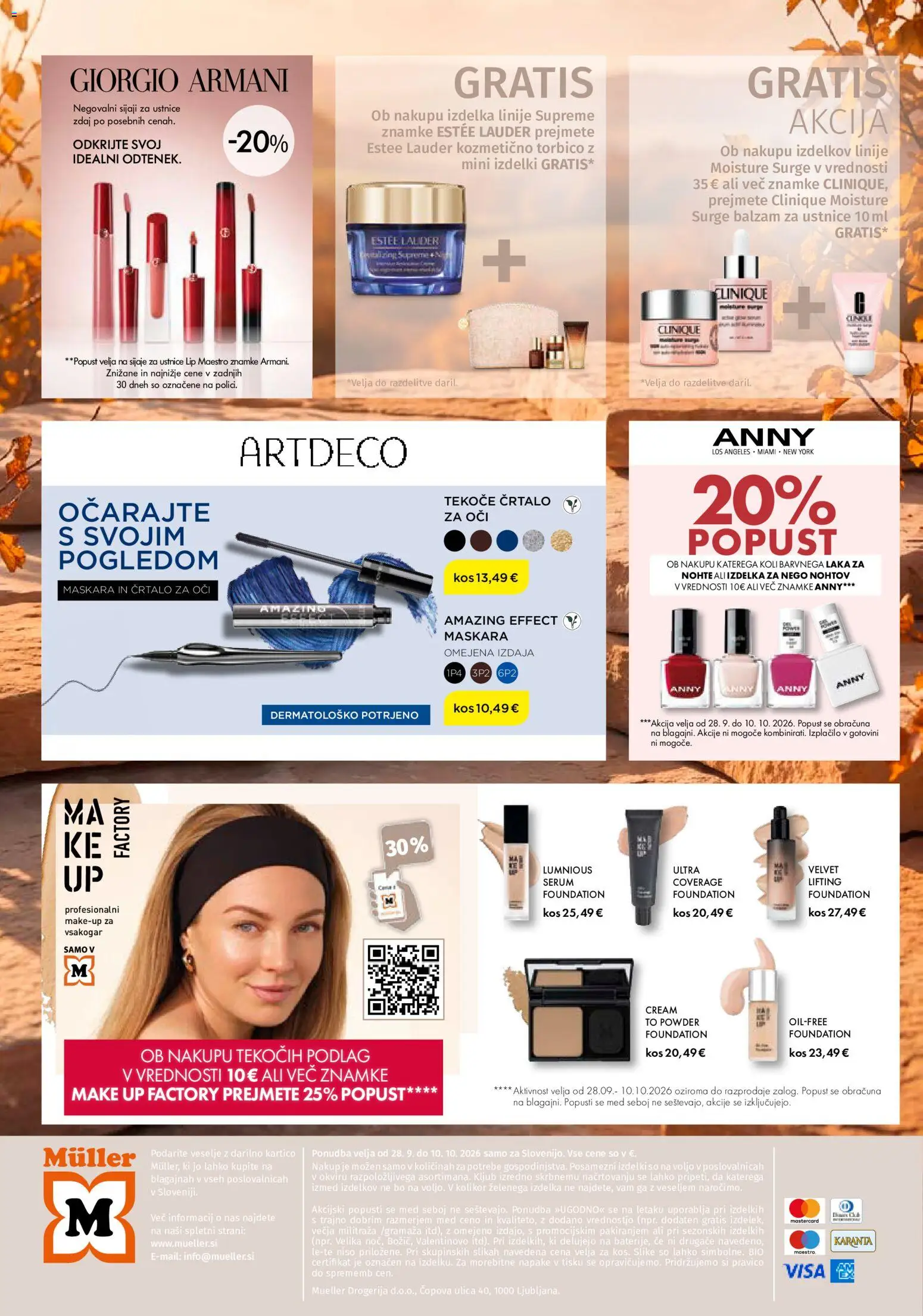 Novi Müller katalog ponudbe – veljaven od 28.09.2026 | Stran: 6 | Izdelki: Med, Balzam za ustnice, Kos, Maskara