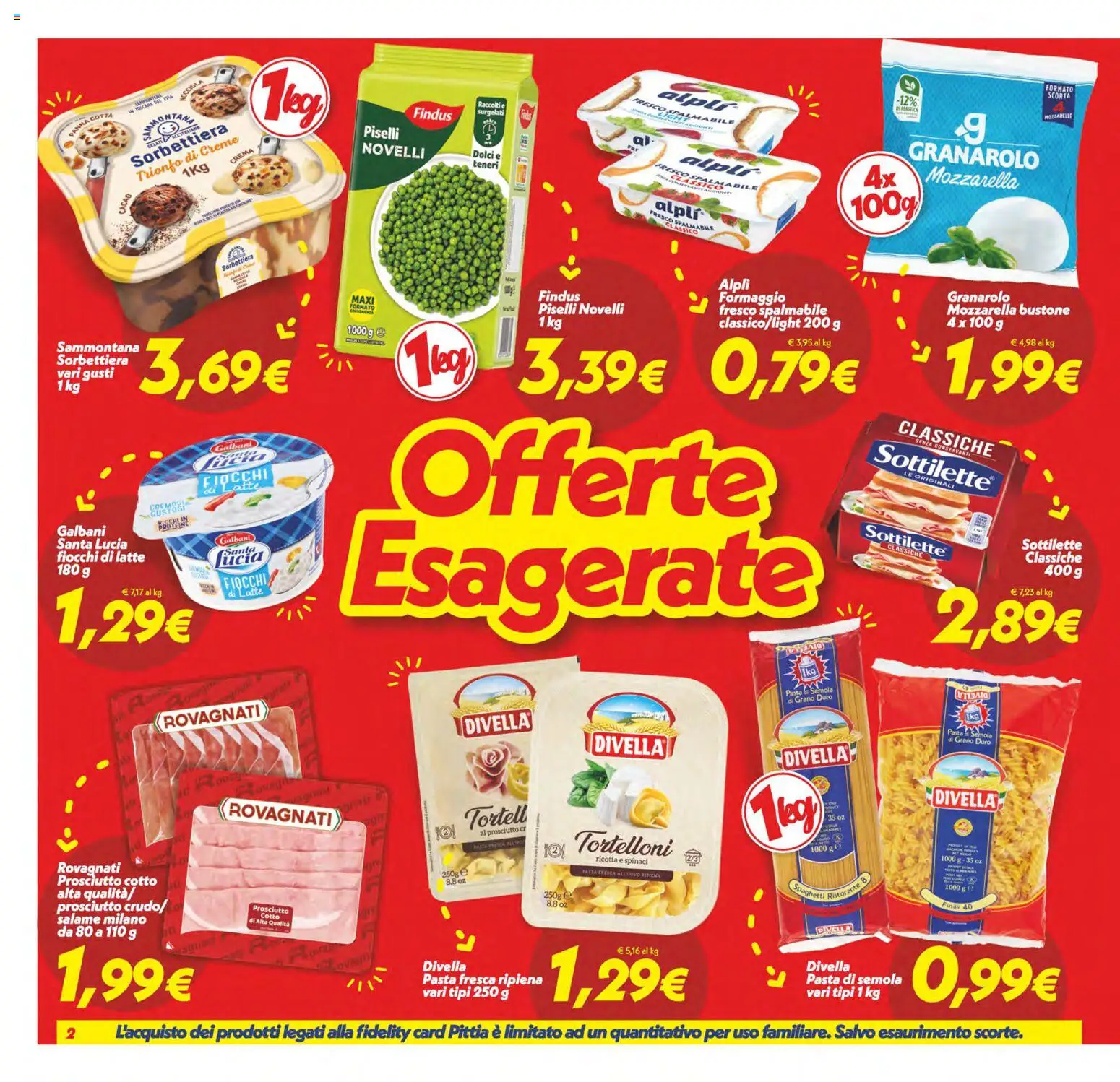 Volantino SuperConveniente del 30/06/2026 | Pagina: 2 | Prodotti: Crema, Prosciutto, Tortelloni, Cacao