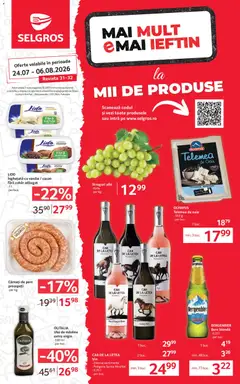 Ofertele Selgros valabile de la 24.07.2026
